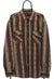 Vintage Bygen Brown Striped Corduroy Shirt