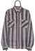 Vintage Bygen Jeans Grey Striped Corduroy Shirt