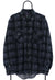 Vintage Bygen Navy Checked Corduroy Shirt