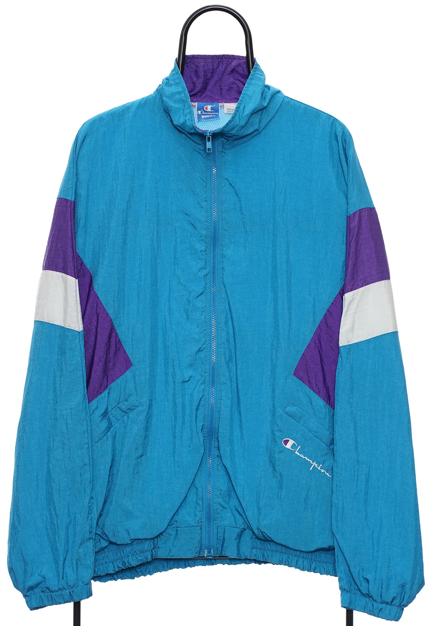 Vintage Champion 80s Blue Lightweight Jacket– Atlas Vintage