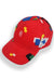 Vintage Conte of Florence 80s Red Fleece Cap Hat
