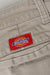 Vintage Dickies Workwear Beige Skinny Shorts detail 2