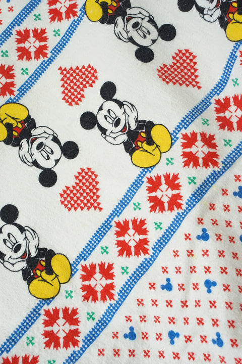 Vintage Disney Mickey Mouse White Sweatshirt