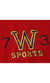 Vintage GAP W Sports Red Fleeced Hoodie detail 2