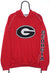 Vintage Georgia Bulldogs Red Hoodie front