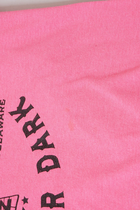 Vintage Glow Graphic Pink TShirt