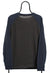 Vintage Grey Notre Dame NCAA Long Sleeved  Sports TShirt back