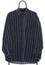 Vintage Kingfield Navy Striped Corduroy Shirt