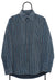 Vintage LA Form Blue Striped Corduroy Shirt