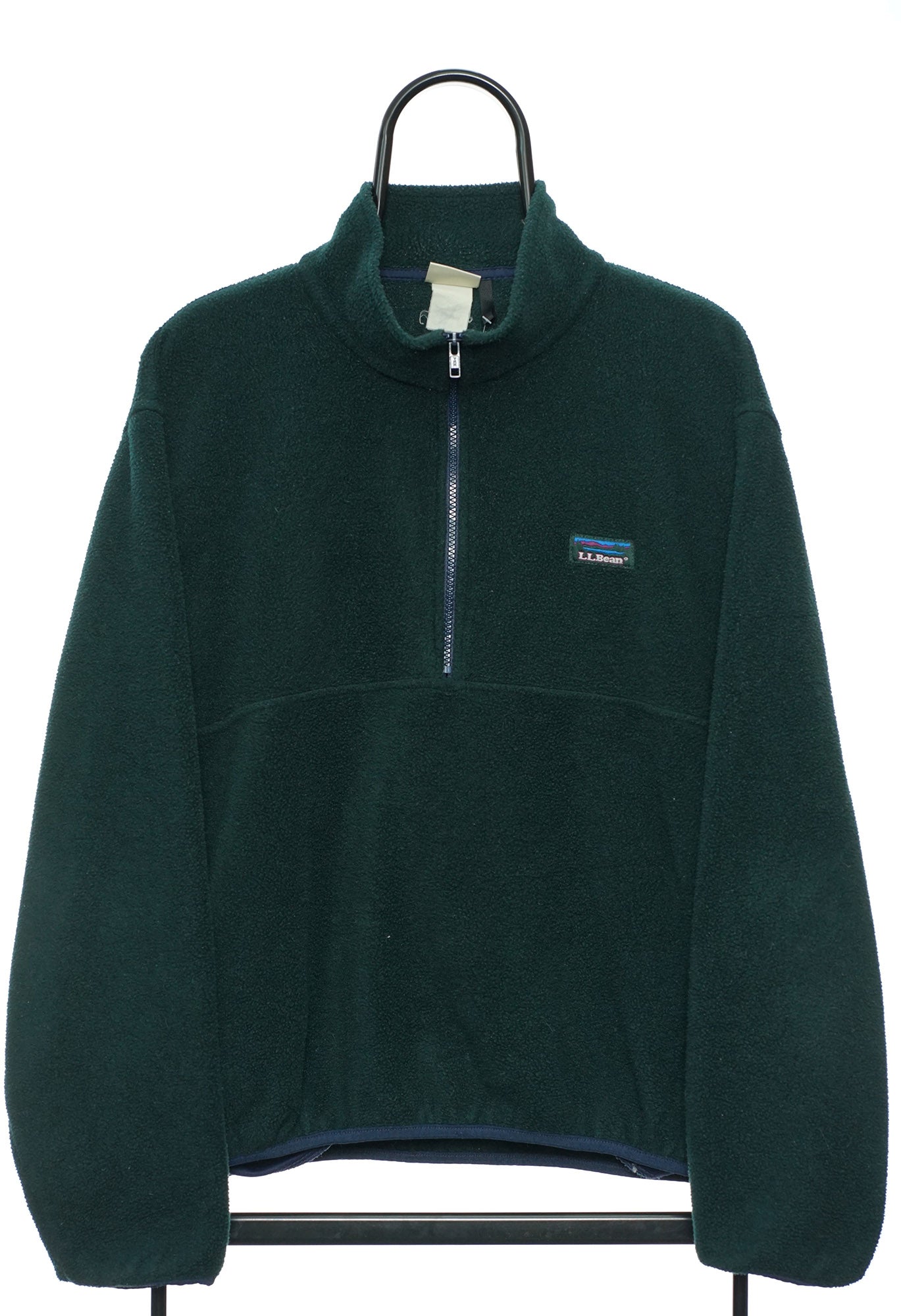 Ll bean half zip fleece sale