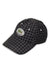 Vintage Lacoste Black Checked Sports Baseball Cap