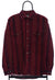 Vintage Laviino Maroon Striped Corduroy Shirt
