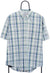 Vintage Levis Green Checked Short Sleeve Shirt front