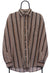 Vintage Marcel Brown Striped Corduroy Shirt