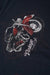 Vintage Motorcycle Graphic Black Sweatshirt detail 2
