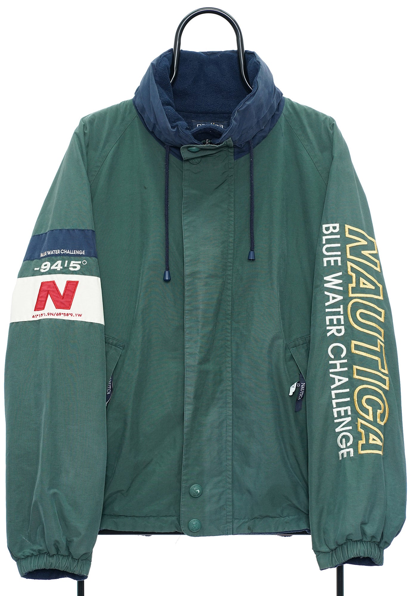 Vintage Nautica Green Reversible Jacket– Atlas Vintage