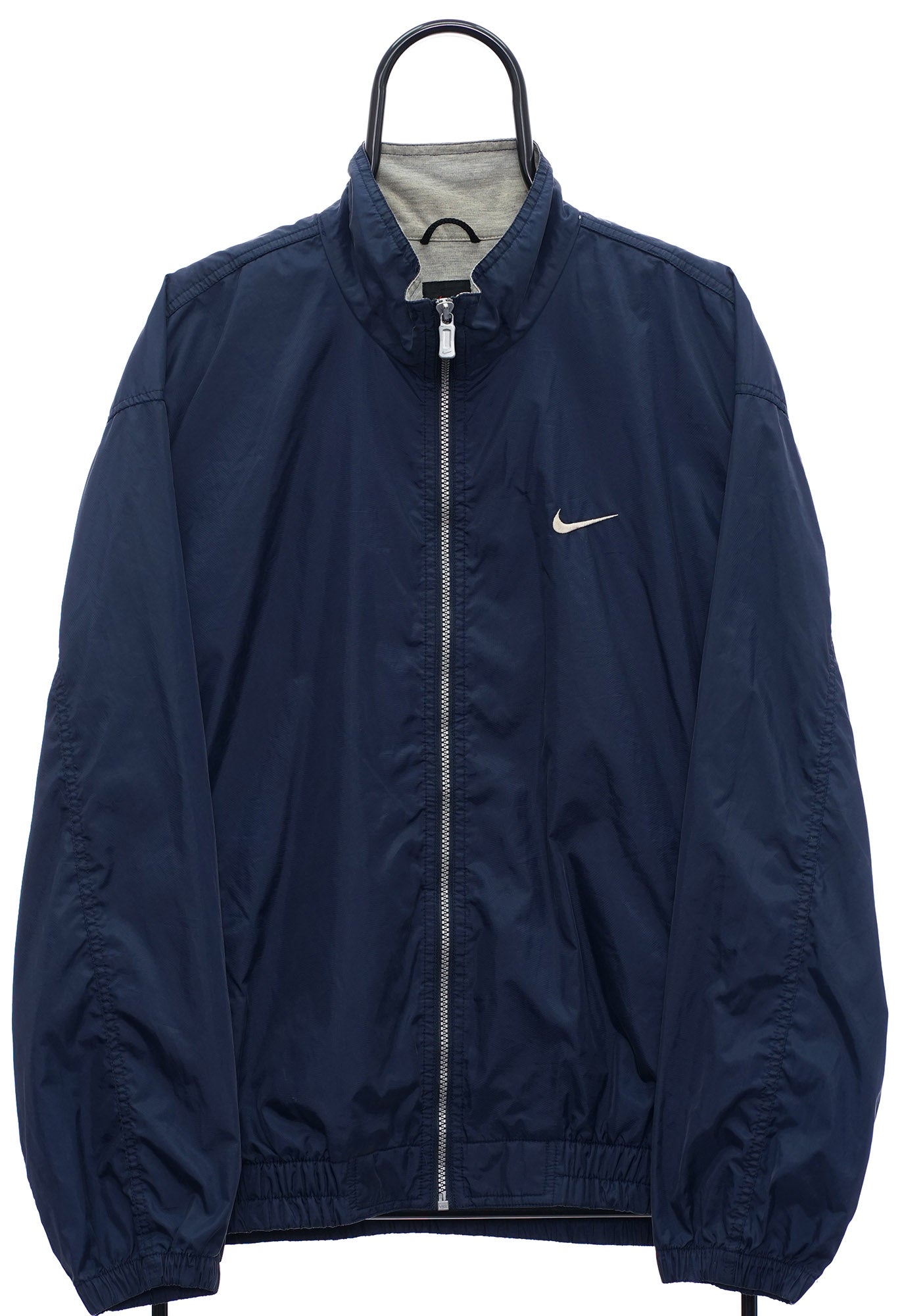 Dark blue nike windbreaker hotsell