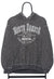Vintage North Dakota Graphic Grey Hoodie front