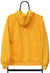 Vintage Northern Wolves Spellout Yellow Hoodie back