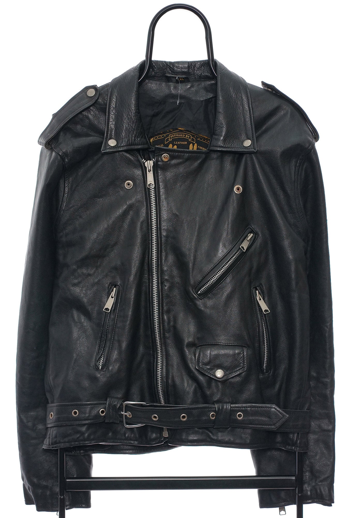 vintage Catalina black leather jacket Vintage Pantera Black
