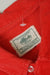 Vintage Red Long Sleeved Corduroy Shirt