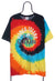 Vintage Reworked Florida Tie Dye Multicolour TShirt front
