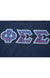 Vintage Sorority Navy Embroidered Hoodie detail 1