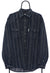 Vintage Ziloo Navy Striped Corduroy Shirt