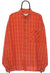 Vintage Angelo Litrico Orange Patterned Shirt